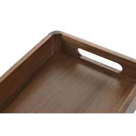 Bandeja Basicos DKD Home Decor Natural 18 x 5 x 32 cm Bandeja Basicos DKD Home Decor Natural 18 x 5 x 32 cm