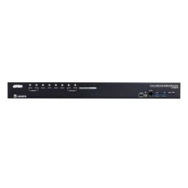Aten CS18208 Conmutador KVM de 8 Puertos para 8 PCs HDMI 4K Ultra HD con Hub USB 3.1 y Kit de Montaje en Rack