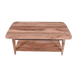 Mesa Centro Moderno DKD Home Decor Negro Natural 60 x 45 x 117 cm