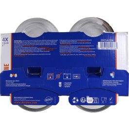 Duralex Set 4 Bolsas Apilables Transparentes 70cc, ø7.5 x 3 cm (24 Cajas)