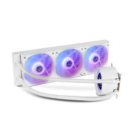 NOX Hummer X-360 LCD Refrigeración Líquida AIO para CPU con Pantalla LCD RGB 360mm Blanco Compatible Intel AMD