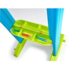 Feber Pizarra Art Tablero Divertido Doble Cara Incluye 4 Rotuladores 53,5x57,5x106 cm