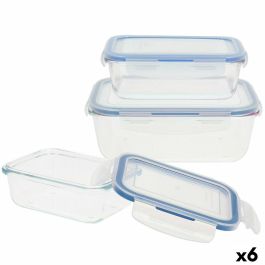 Set de Recipientes de Cocina Herméticos Apilables Max Home 6 Unidades 23 x 7,5 x 17,5 cm Precio: 76.4999994. SKU: B14PMD2WKQ