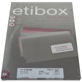 Etiquetas Adh.Impr. A4 Blanca Caja 100H C.Rectos 70X35 Mm 2.400 Uds. Precio: 8.79000023. SKU: B1DYB7EYZ2