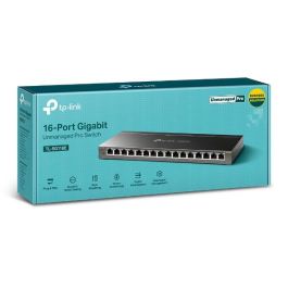 Tp-link TL-SG116E Switch Gigabit 16 Puertos 10/100/1000Mbps, Conmutador Easy Smart, Sin Ventilador, Caja Metálica Tp-link TL-SG116E Switch Gigabit 16 Puertos 10/100/1000Mbps, Conmutador Easy Smart, Sin Ventilador, Caja Metálica
