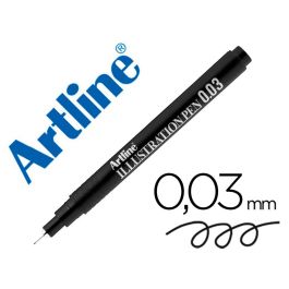 Rotulador Artline Calibrado Micrometrico Negro Illustration Pen Ek-2803Iln Punta Poliacetal 0,03 mm 12 unidades