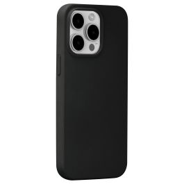 dbramante1928 Monaco Funda para iPhone 15 Pro Max con MagSafe, Silicona Reciclada, Protección Impacto, Negro Noche