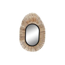 Espejo de pared DKD Home Decor Negro Natural Bali 63 x 1,5 x 92 cm Precio: 96.49999986. SKU: S3032175
