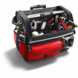 Facom PROBAG 20 Caja de Herramientas Textil con Ruedas, Polipropileno Rígido Impermeable, Correa de Hombro, Asa de Metal, Múltiples Bolsillos