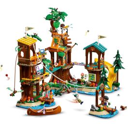 LEGO 42631 Friends Campamento de Aventura: Casa del Árbol, Set de Construcción de 1128 Piezas, Edad 8+