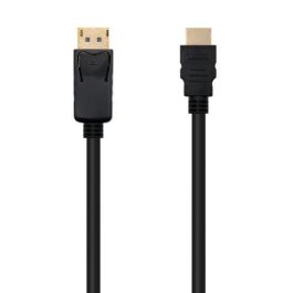 Nano Cable 10.15.4300 Cable Conversor DisplayPort Macho a HDMI Macho, Negro, 50cm, Soporta 4K x 2K
