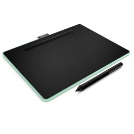 Wacom Medium Tablet with Pressure-Sensitive, 216x135mm, USB/Bluetooth 4.2, Expresskeys, 2540lpi, 133pps, 410g, Black/Pistachio Green