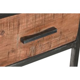 DKD Home Decor Escritorio Home Office Natural Negro 150 x 60 x 77 cm