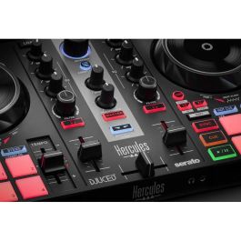 Hercules Consola DJ Control Impulse 200 MK2 Controlador DJ para Principiantes con Serato DJ Lite y DJUCED