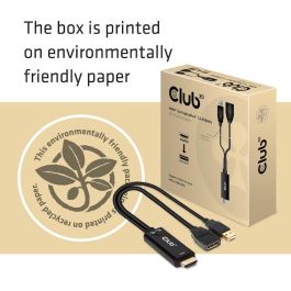 Club3D Adapter HDMI 2.0 > DP 1.2 4K60Hz HDR aktiv St/Bu retail