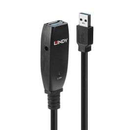 Lindy Cable Extensión Activa USB 3.0 Slim 15m Macho A a Hembra A 5Gbps, ideal para conectar dispositivos Tipo A a PC, Portátil Precio: 64.6900001. SKU: B1B9GYMKZM