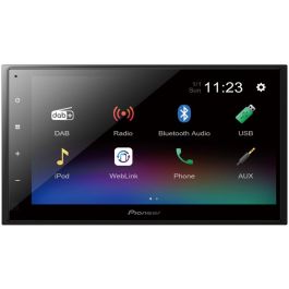 Pioneer DMH-A340DAB Radio Multimedia Pantalla Táctil 6.8" Bluetooth USB DAB+ Android iOS 2 DIN Negro