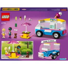 LEGO 41715 Friends Camión de Helados con Vehículo y 2 Mini-Figuras - Juego de Construcción 84 Piezas para Niños +4 Años
