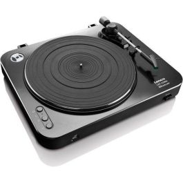 Lenco LBT-120 Tocadiscos Tracción por Correa Semiautomático Bluetooth Negro - Reproducción 33/45 RPM USB