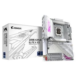 Gigabyte Placa Base Z890 A ELITE X ICE, Intel LGA 1851, DDR5, 4 DIMM, 256GB, WiFi 7, USB 3.2, HDMI, ATX - 9MZ89ELXE-00-10
