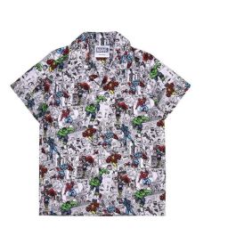 Camiseta corta popelin marvel talla 3 años Camiseta corta popelin marvel talla 3 años