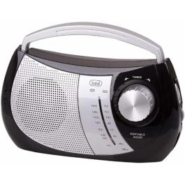 Trevi RA 764 Radio Portátil AM/FM 0.5W, Altavoces Integrados, Entrada CC, Salida Auriculares, Negro