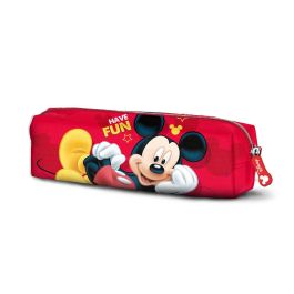 Disney Mickey Mouse Laugh Estuche Portatodo Cuadrado Rojo con Cremallera, Compartimento Único, PVC Precio: 8.49999953. SKU: B1CK434NPV