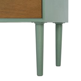 Cómoda Verde Dm Dormitorio 75 X 35 X 75 cm