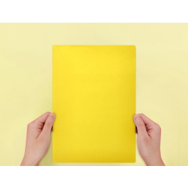 Liderpapel Subcarpeta Folio Amarillo Intenso 180g/m2