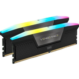 Corsair CMH64GX5M2B5200C40 Memoria RAM DDR5 64GB (2x32GB) 5200MHz CL40 Vengeance RGB Intel XMP Negro