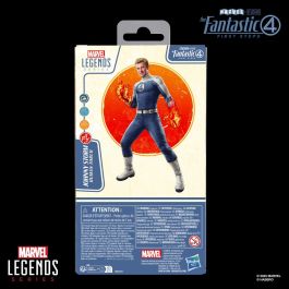 HASBRO Figura Los 4 Fantásticos Johnny Storm (Antorcha Humana) Articulada 15cm con Efecto de Fuego y Accesorios