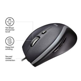 Logitech M500S Ratón USB Negro con Scroll Ultrarrápido para Mayor Productividad