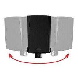 B-Tech Side Clamping Loudspeaker Wall Mount with Tilt & Swivel, 25kg max, 135mm - 280mm clamp size, Tilt +/-10°, Swivel 360°, Black B-Tech Side Clamping Loudspeaker Wall Mount with Tilt & Swivel, 25kg max, 135mm - 280mm clamp size, Tilt +/-10°, Swivel 360°, Black