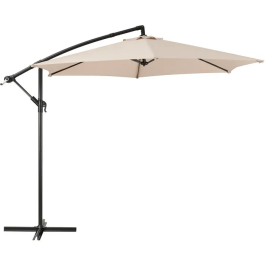 AUREA Parasol Voladizo de Aluminio Ø 3 m con Tejido de Poliéster 180 g Color Crema - SUNPDP3MCREAM Precio: 119.4633. SKU: B1A2EAAKHM