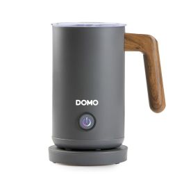 Domo DO745MF Espumador de Leche 500 W 150 ml Base 360° Gris/Madera