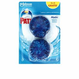 Pato WC MATIC Agua Azul Desodorizante para Inodoro | Limpiador de Baño Doble Acción y Ambientador Fresco | Pack 2x50g Precio: 4.58999948. SKU: S05109172
