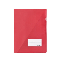 Liderpapel Dossier Carpeta A4 Uñero Color Rojo Polipropileno 180 Micras