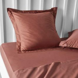 Today TOD3574643503060 - Funda de Almohada Esencial - 100% Algodón - 63x63+5 cm - Terracota