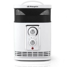 Calefactor Cerámico Portátil Orbegozo CR 6025 Blanco Negro/Blanco 1500 W