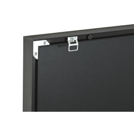 DKD Home Decor Cuadro Moderno Abstracto Blanco Negro Aluminio MDF 80 x 80 x 3.5 cm (2 Unidades)