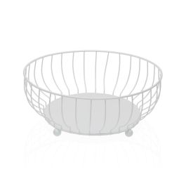 Frutero Versa Blanco Metal Acero 27,5 X 11 X 27,5 CM