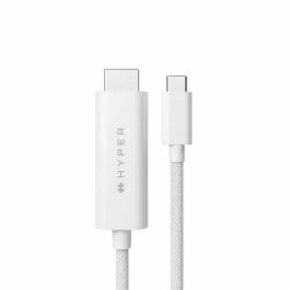 Targus HD6007WHGL Cable Adaptador USB-C a HDMI 4K, 2.5m, Blanco