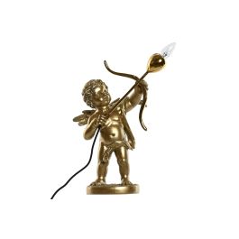 DKD Home Decor Lámpara Sobremesa Moderno Dorado Cupido 22 x 47 x 31.5 cm