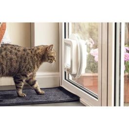 Sureflap Solapa para Gatos con Lector de Microchip Electrónico - Previene Gatos Callejeros - Memoria 32 Gatos - Blanco Sureflap Solapa para Gatos con Lector de Microchip Electrónico - Previene Gatos Callejeros - Memoria 32 Gatos - Blanco