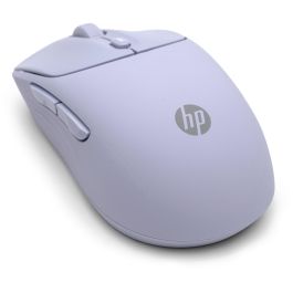HP Ratón Inalámbrico Silencioso 400 Ambidextro, RF Wireless + Bluetooth, 6000 DPI, Púrpura