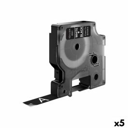 Cinta Laminada para Rotuladoras Dymo D1 45021 12 mm LabelManager™ Blanco Negro (5 Unidades) Precio: 90.49999948. SKU: S8424268