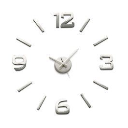 Reloj de Pared Versa Plateado Polipropileno Reloj de Pared Versa Plateado Polipropileno