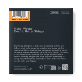 DUNLOP DEN1468 Juego Cuerdas Guitarra Eléctrica Barítono Níquel Medium 14-68