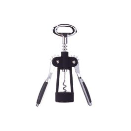 Kinvara Sacacorchos Cromado Negro de Metal - 200g - 7x21x4.5 cm (24 Unidades)