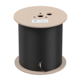 AISENS - CABLE DE RED EXTERIOR IMPERMEABLE RJ45 CAT.6 UTP RIGIDO CCA AWG23, NEGRO, 305M